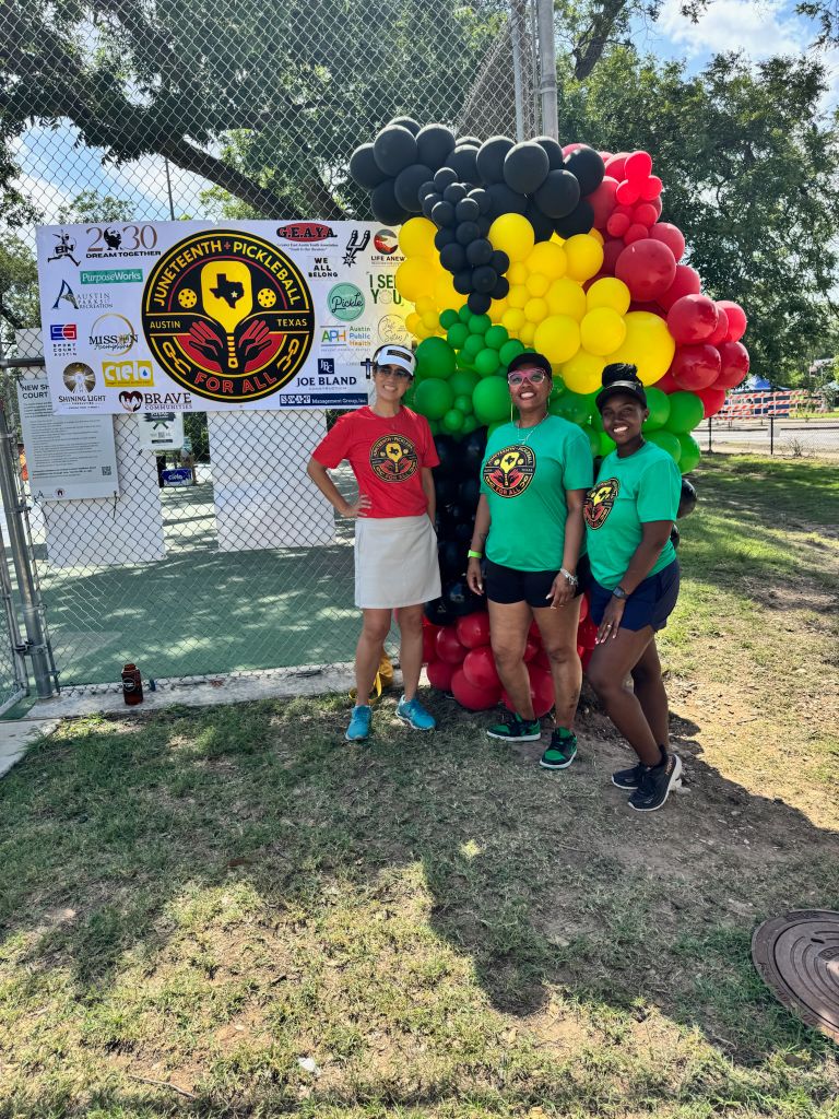 Juneteenth pickleball event photo