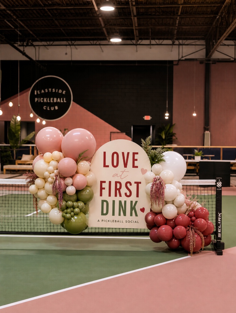 Love at First Dink pickleball event